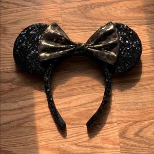 Animal print mickey ears